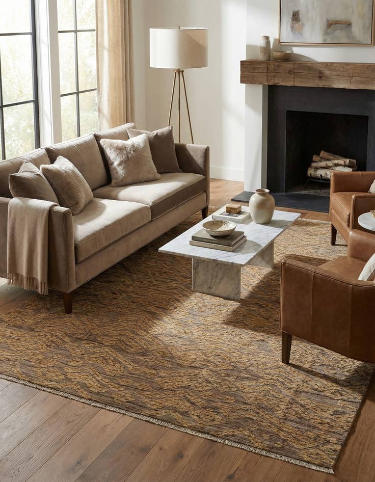 Detail image of  8' 2 x 10' 1  Hand Knotted Darya Wool Rug