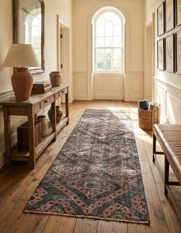 3' 3 x 8' 5 Hand Knotted Ultra Vintage Persian Wool Runner Rug