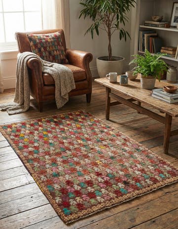 3' 8 x 6' Hand Knotted Balouch Wool Rug