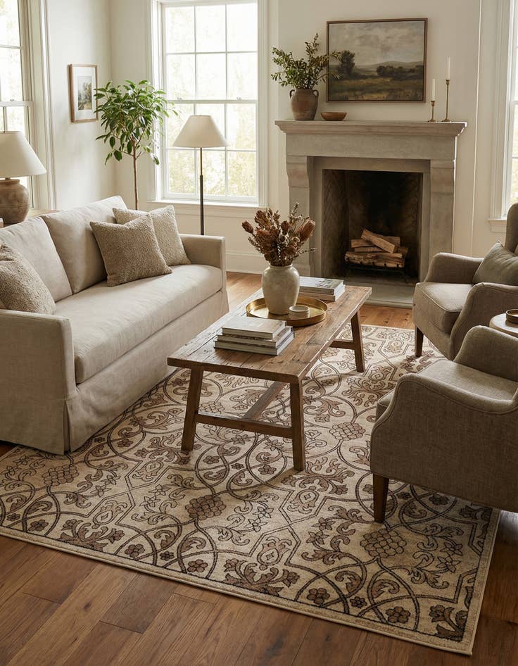 Detail image of 8' x 8' Himalaya Square Rug