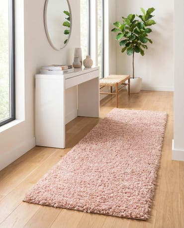  2' 7 x 20' Zermatt Shag Runner Rug