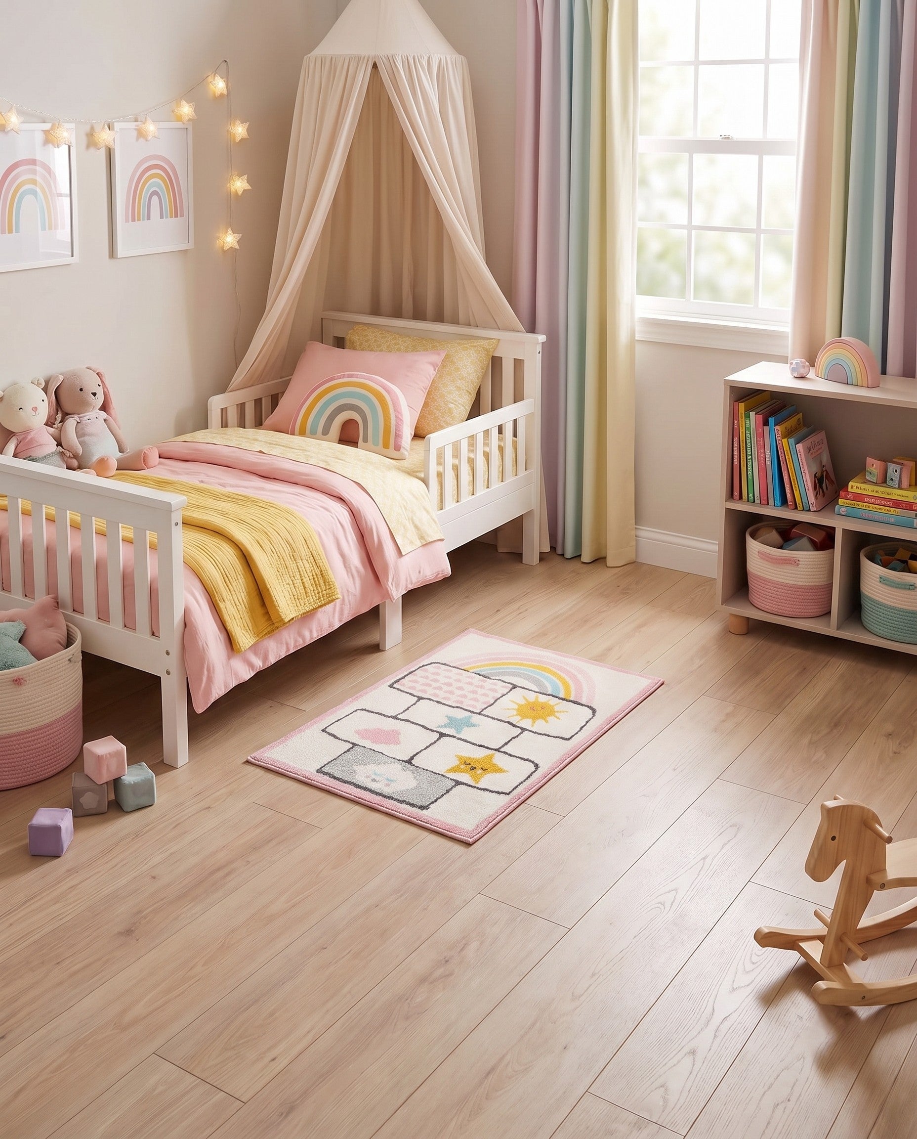 2' 2 x 3' Hopscotch Whimsy Kids Rug