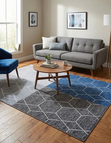 5' 3 x 7' 7 Washable Timeless Rug