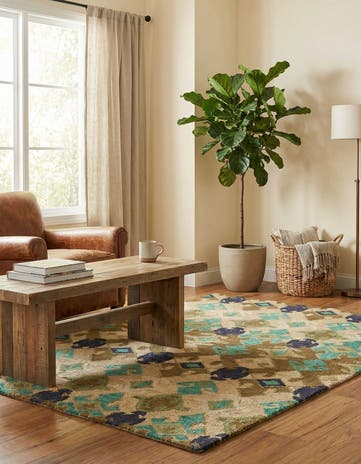 3' 7 x 5' 5 Luna Wool Rug