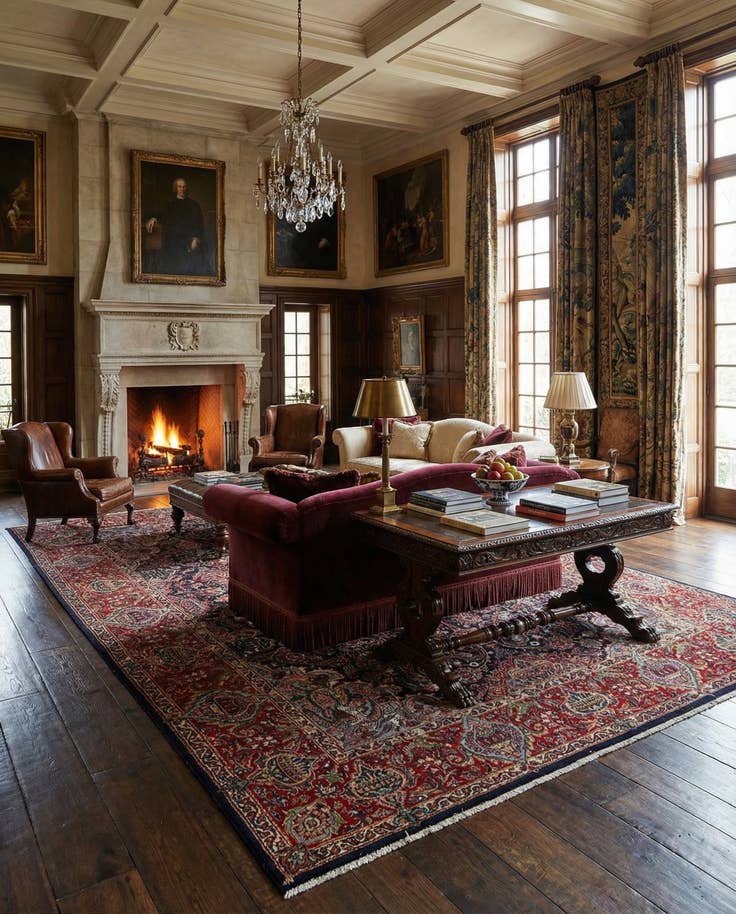 Detail image of 9' 7 x 13' Kashmar Wool Rug