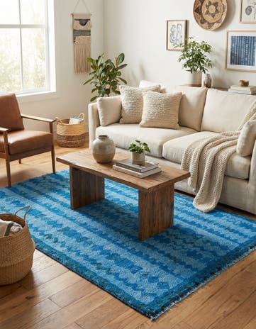 4' x 6' 2 Hand Knotted Darya Wool Rug