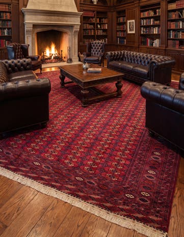 10' 11 x 15' 11 Hand Knotted Bokhara Rug