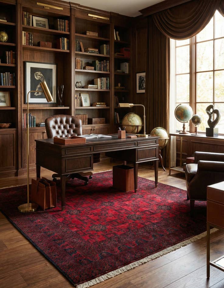 Detail image of  6' 7 x 9' 8  Hand Knotted Khal Mohammadi Wool Rug