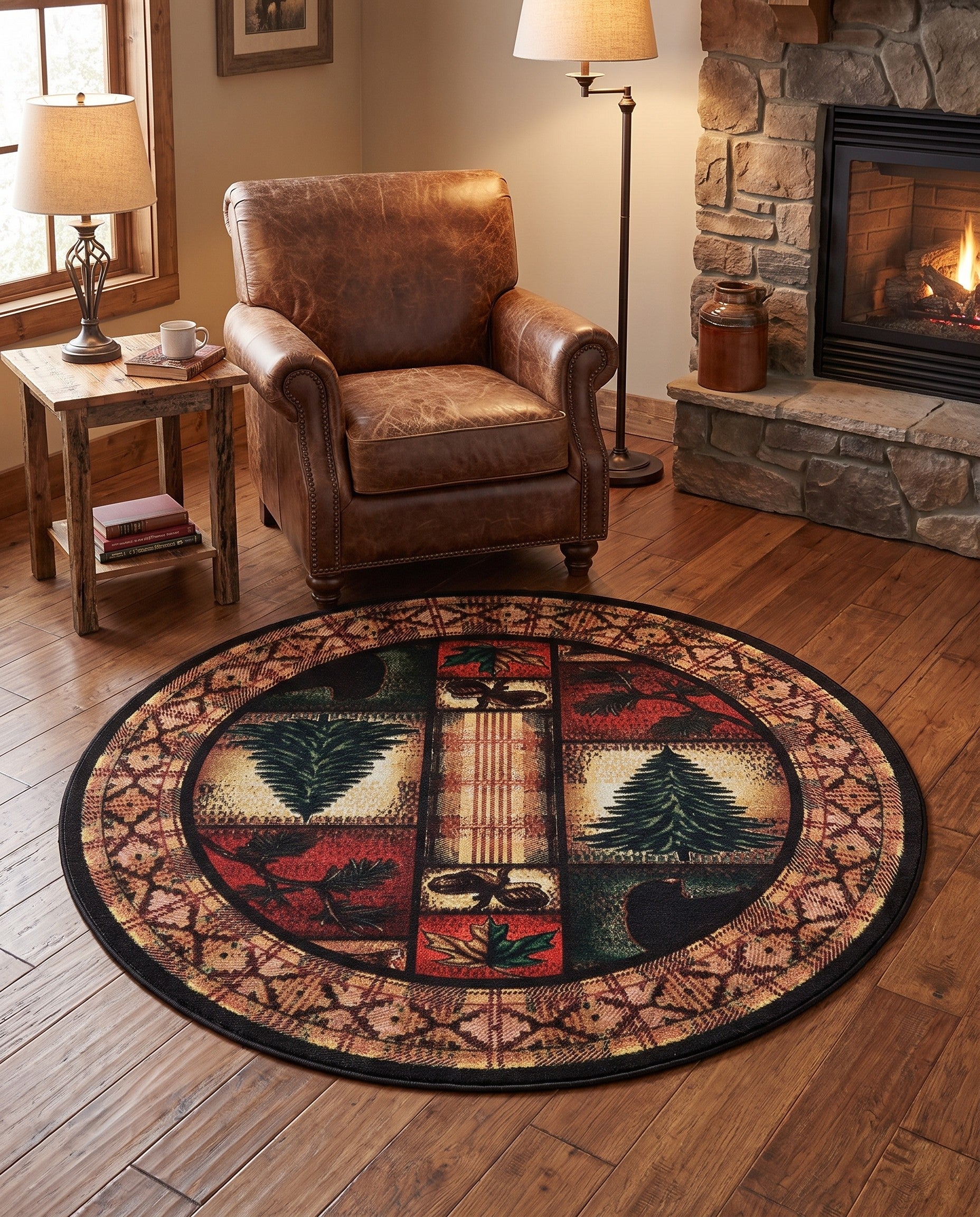 4' x 4' Yara Round Rug