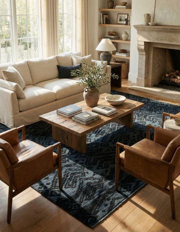 7' 9 x 10' 2 Hand Knotted Darya Wool Rug