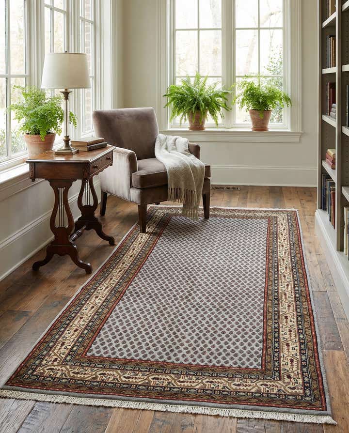 5' 4 x 10' 2 Hand Knotted Mir Wool Runner Rug