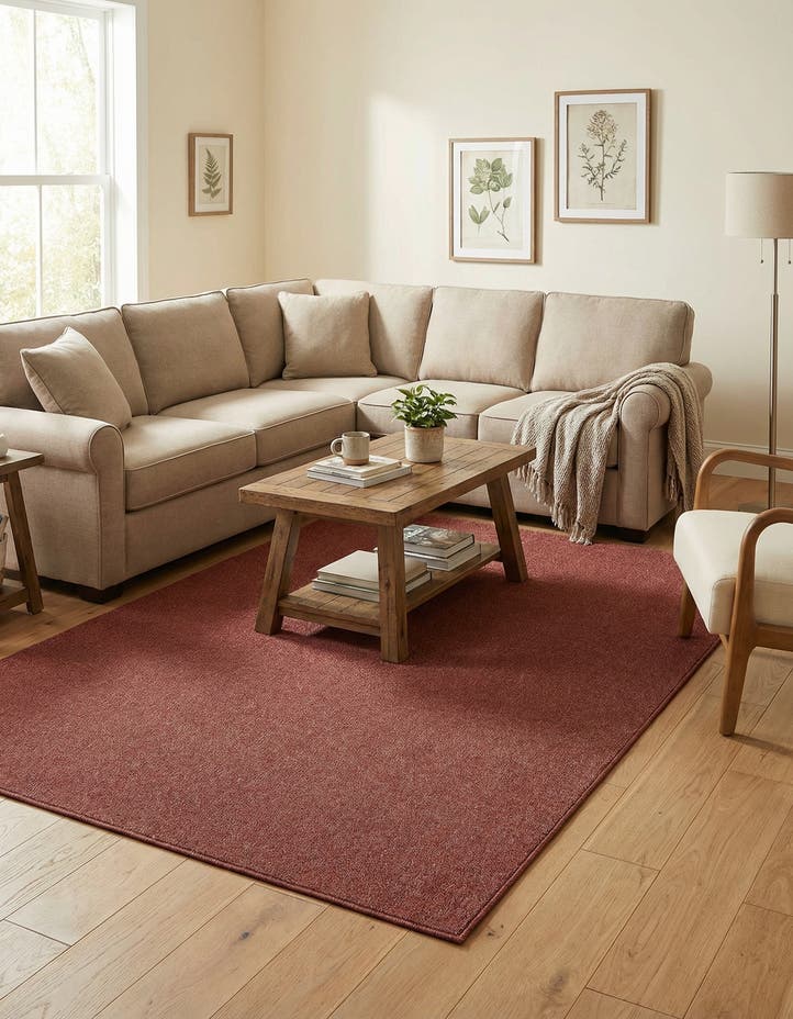 5' 3 x 8' Everyday Solid Rug