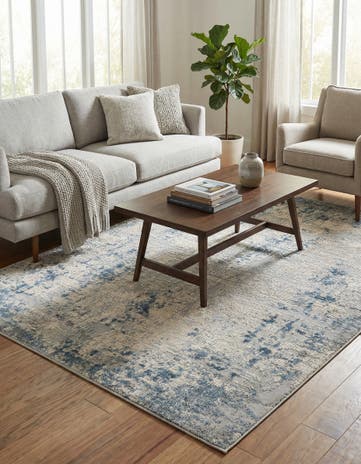 Gray Blue Caspian Rug