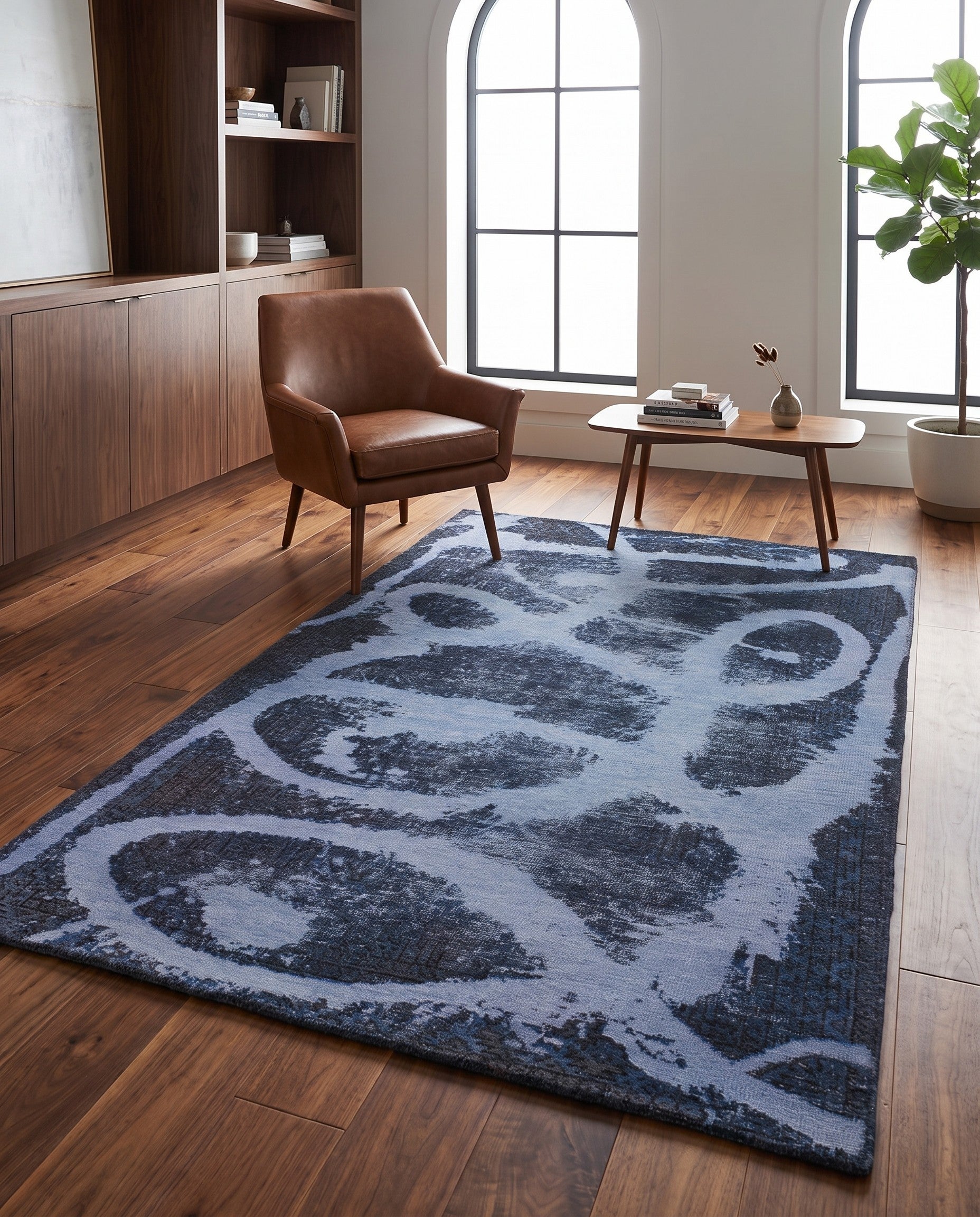 3' 8 x 6' 3 Hand Knotted Ultra Vintage Persian Wool Rug