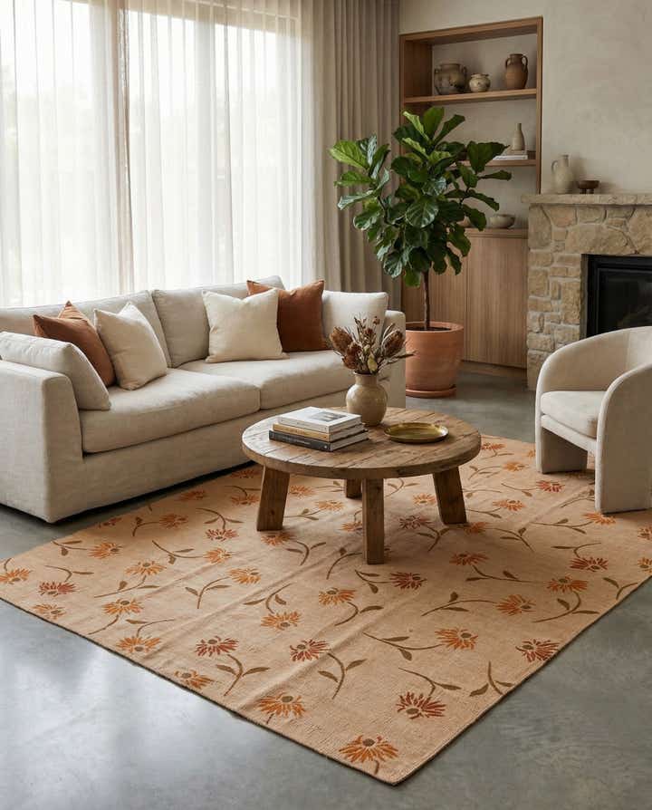 6' x 8' 1 Hand Woven Kilim Modern Rug