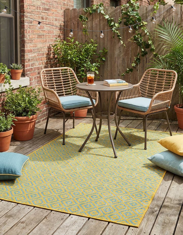 5' 3 x 8' Easy-Clean Jill Zarin Costa Rica I...