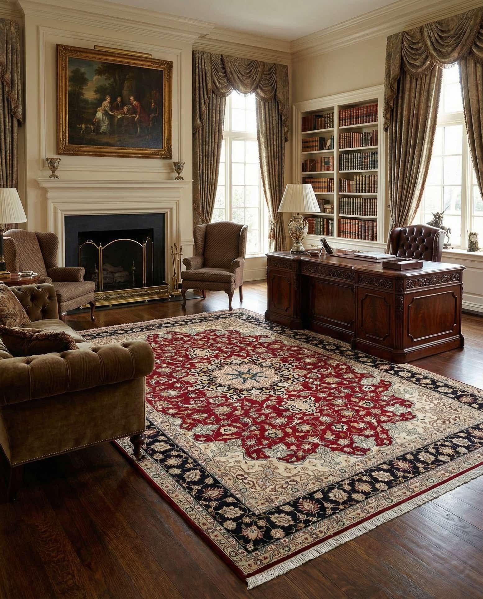 6' 7 x 9' 10 Tabriz Rug