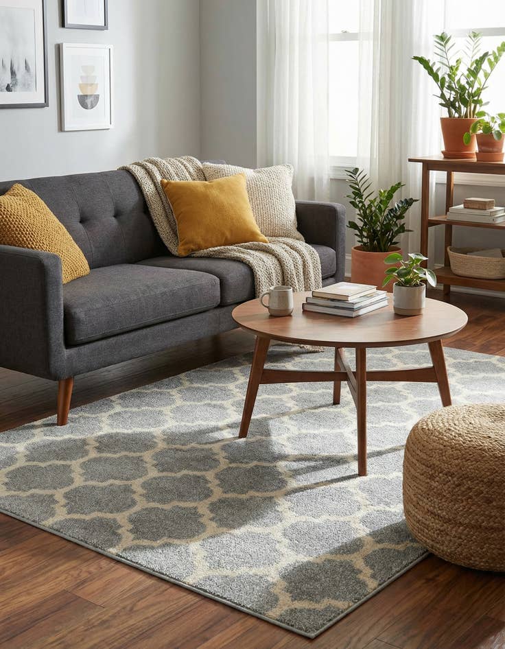 Detail image of  4' x 6' Lattice Rug