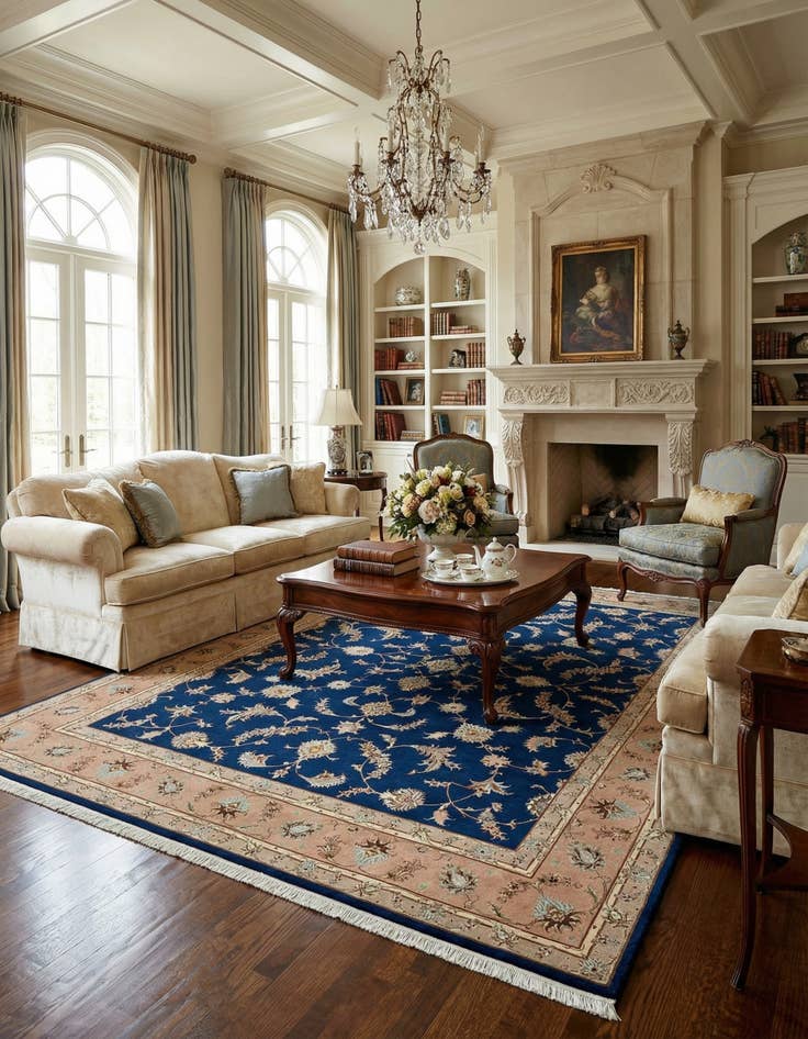 Detail image of  6' 8 x 8' 6 Tabriz Rug