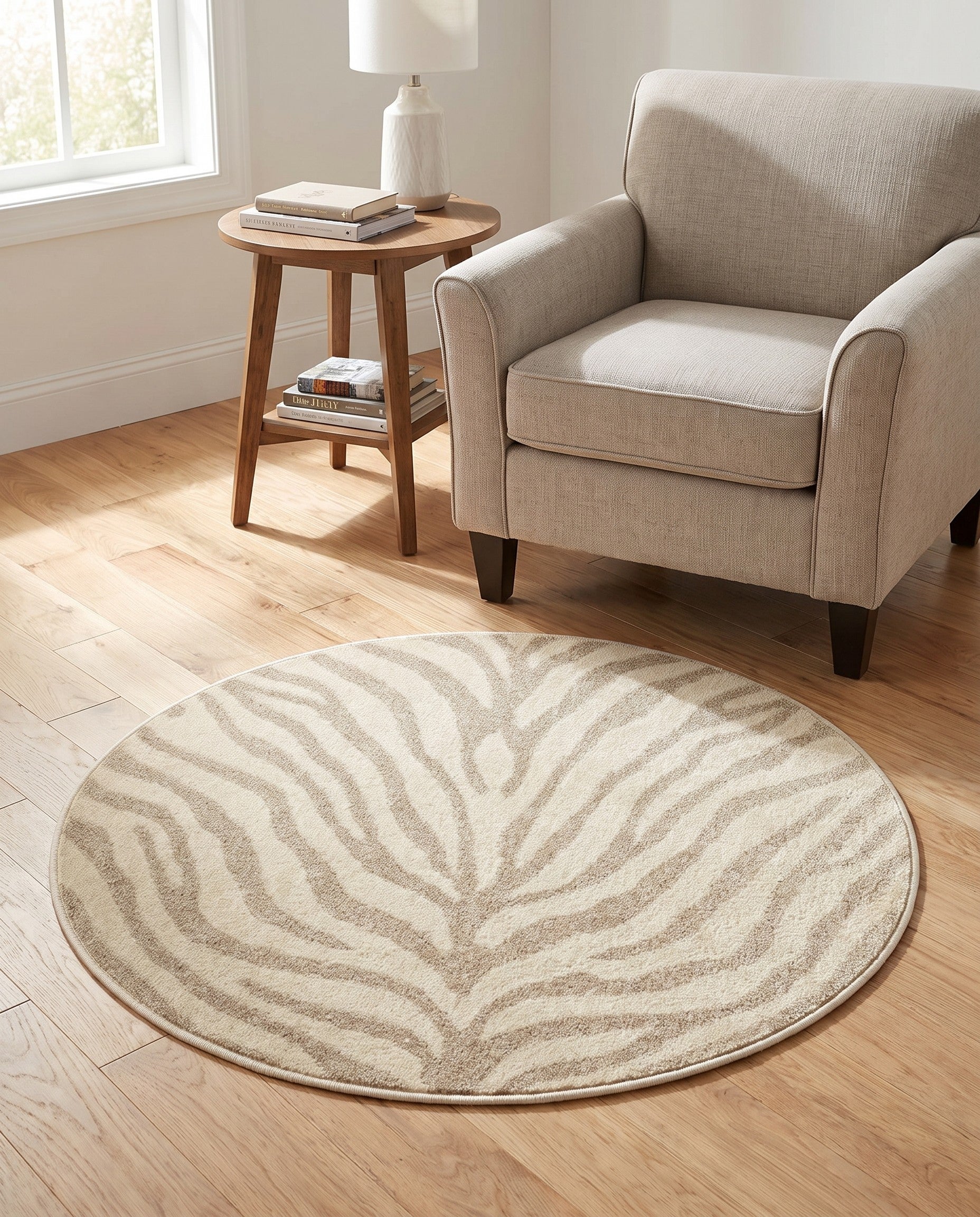 3' x 3' Contour Round Rug