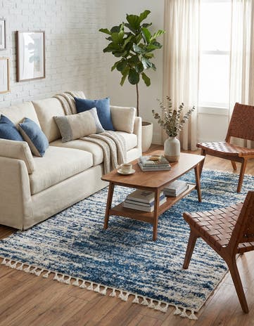 5' 3 x 8' Serenity Shag Rug