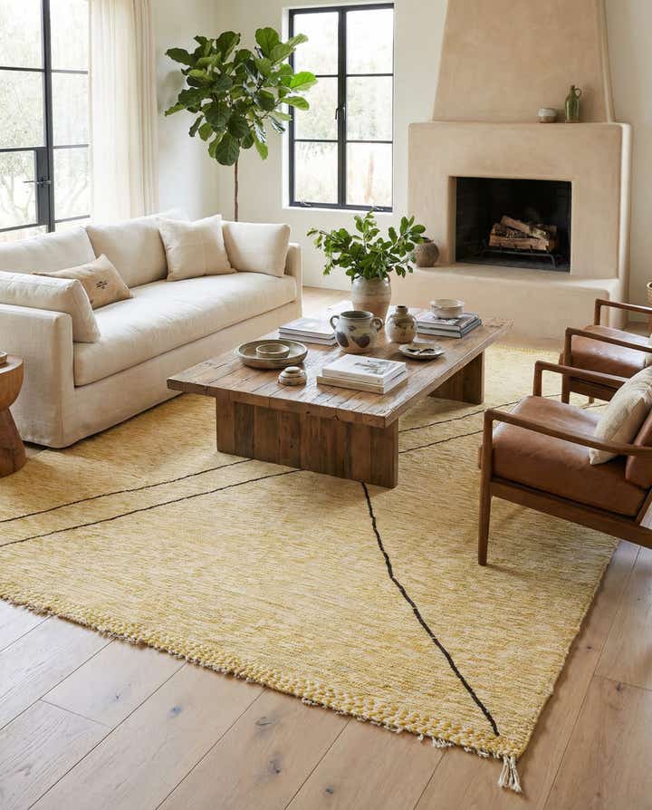 9' 3 x 12' 7 Hand Knotted Moroccan Wool Rug
