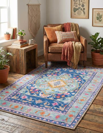 3' 6 x 5' 6 Washable Timeless Rug