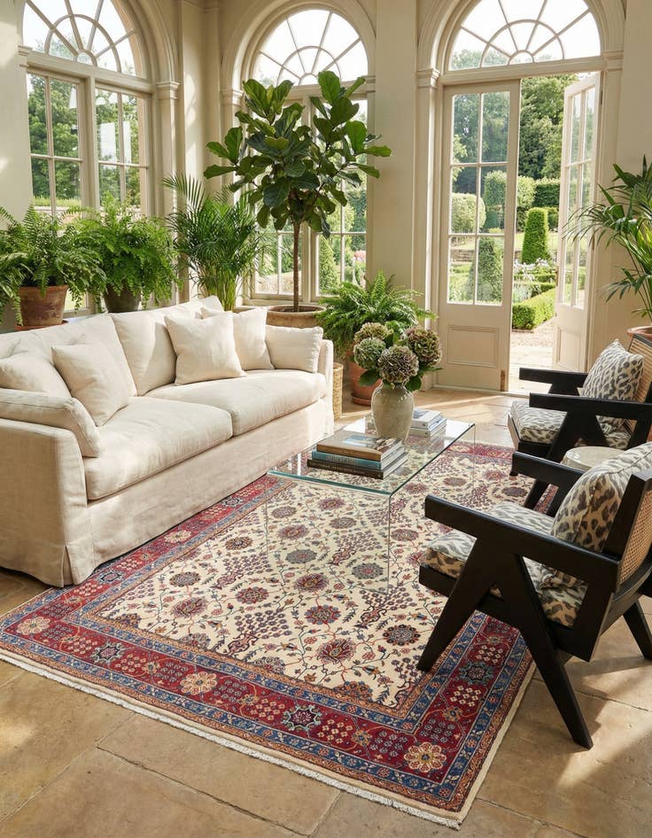 Detail image of 7' 11 x 11' 2 Tabriz Wool Rug