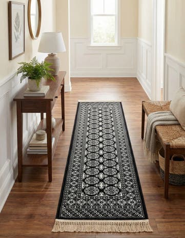 2' x 8' Bokhara Runner Rug