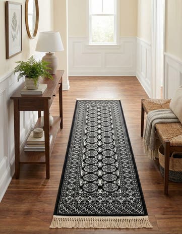 2' x 8' Bokhara Runner Rug