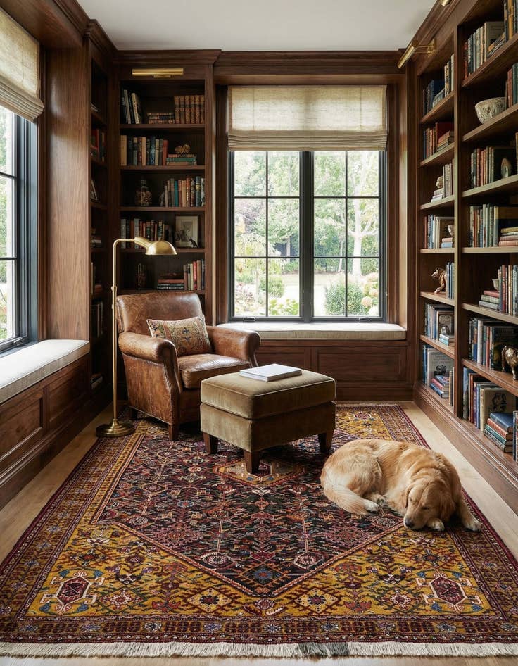 Detail image of  4' 10 x 6' 3 Ghashghai Rug