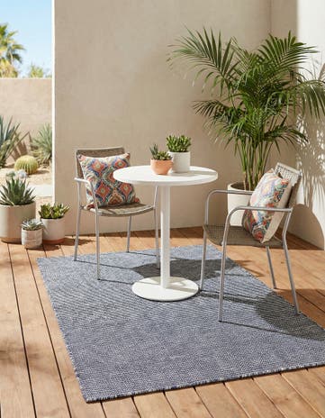 3' 3 x 5' 3 Easy-Clean Jill Zarin Palm Springs Indoor / Outdoor Rug