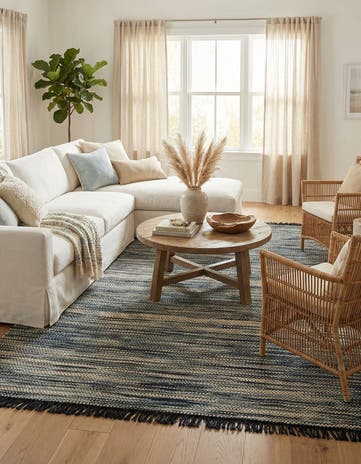 9' x 12' Hand Woven Chunky Jute Rug