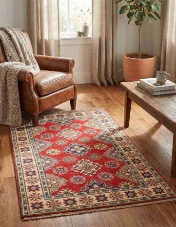 2' 8 x 4' 3 Hand Knotted Kazak Rug