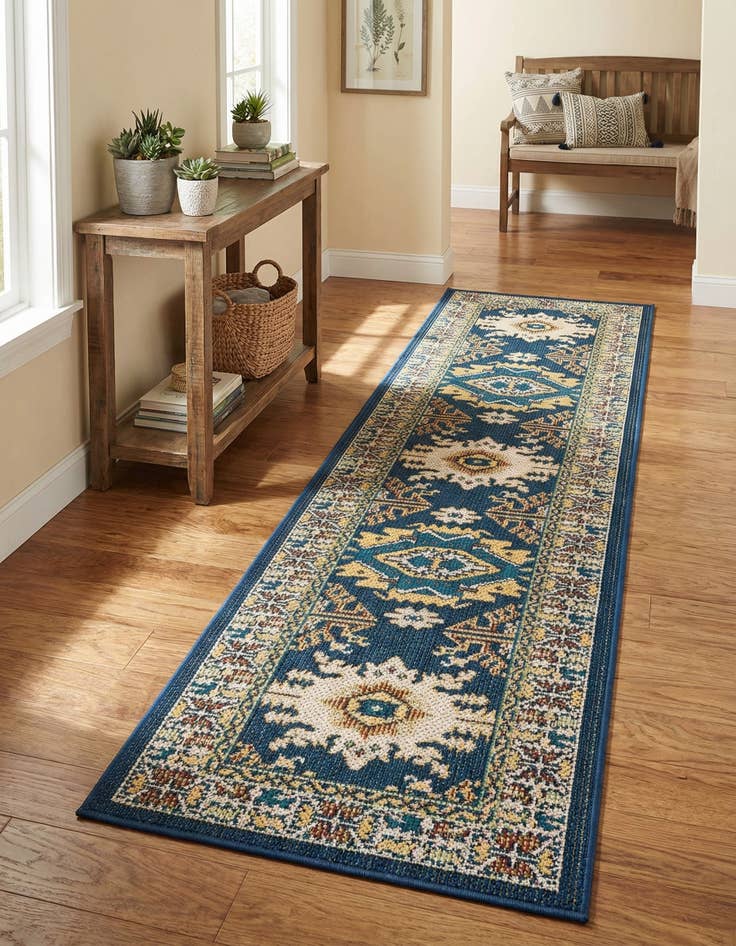 Detail image of 2' x 8'  Washable Baja Indoor / Outdoor Runner Rug