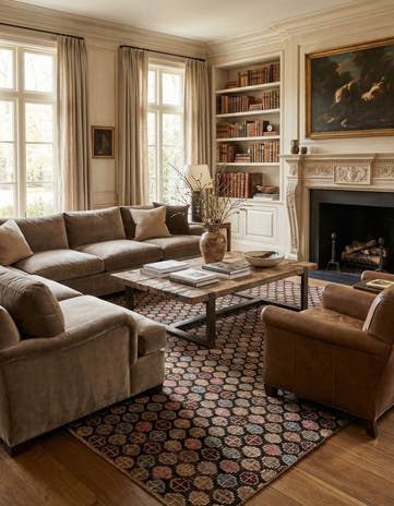 8' x 9' 10 Hand Knotted Darya Wool Rug