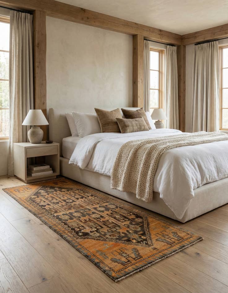 Detail image of 3' 4 x 7' 10 Hamedan Rug