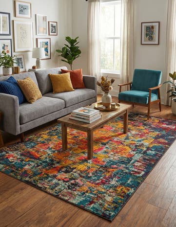 7' x 10' Washable Hyacinth Rug