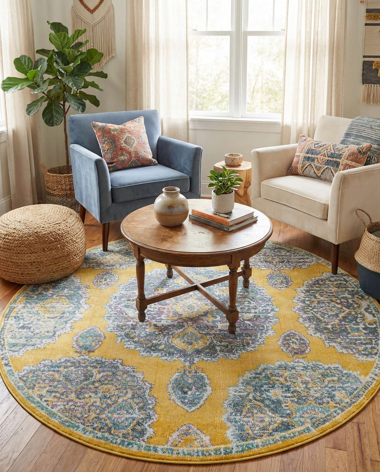 5' 5 x 5' 5 Paragon Round Rug