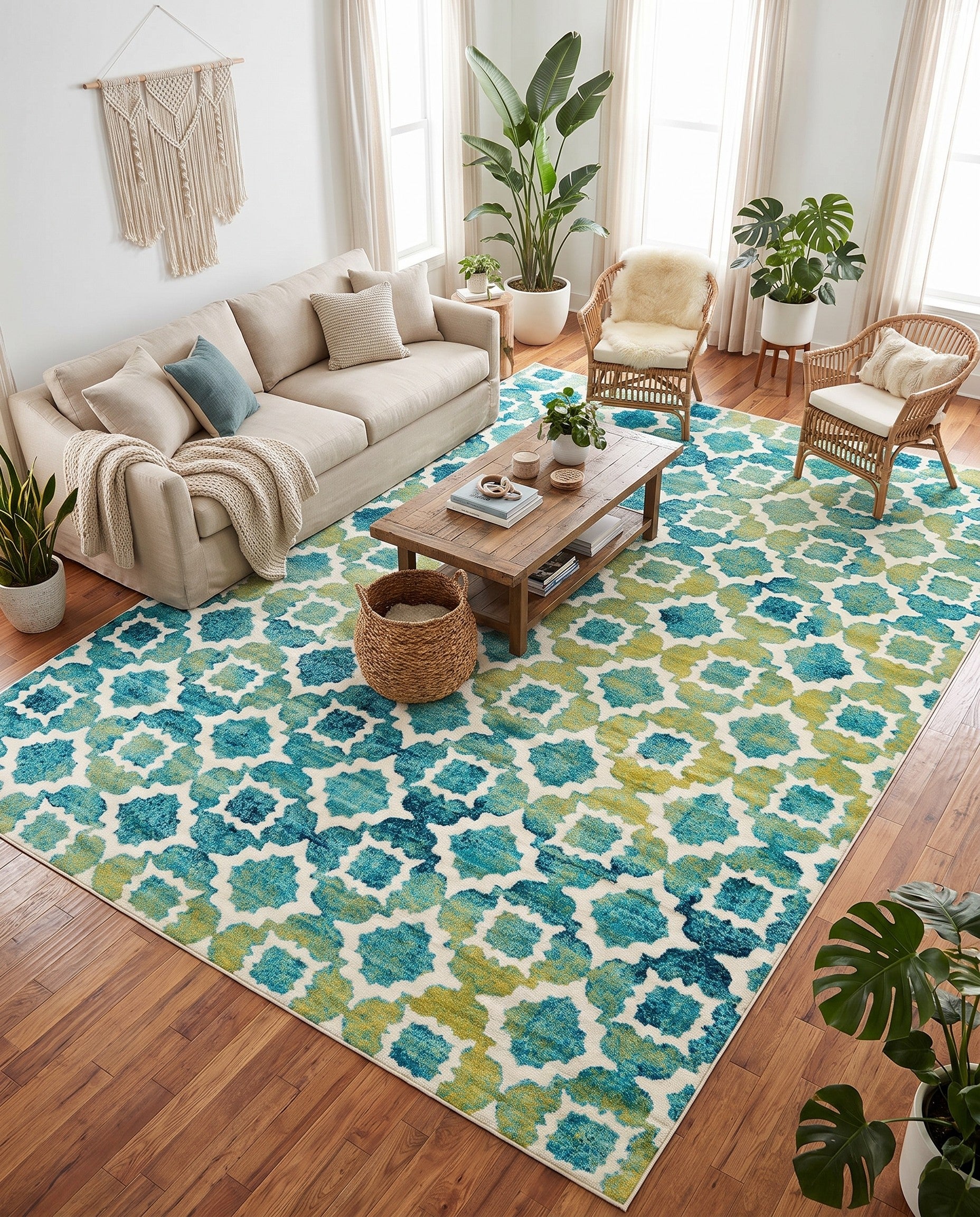 Blue Azalea Rug