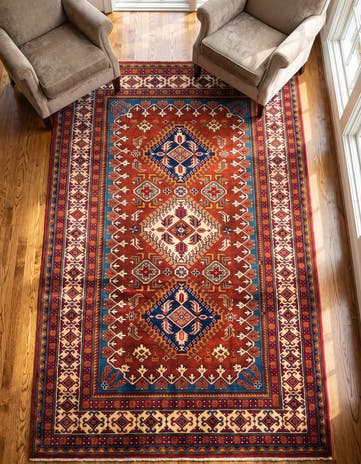 120cm x 195cm Hand Knotted Shirvan Rug