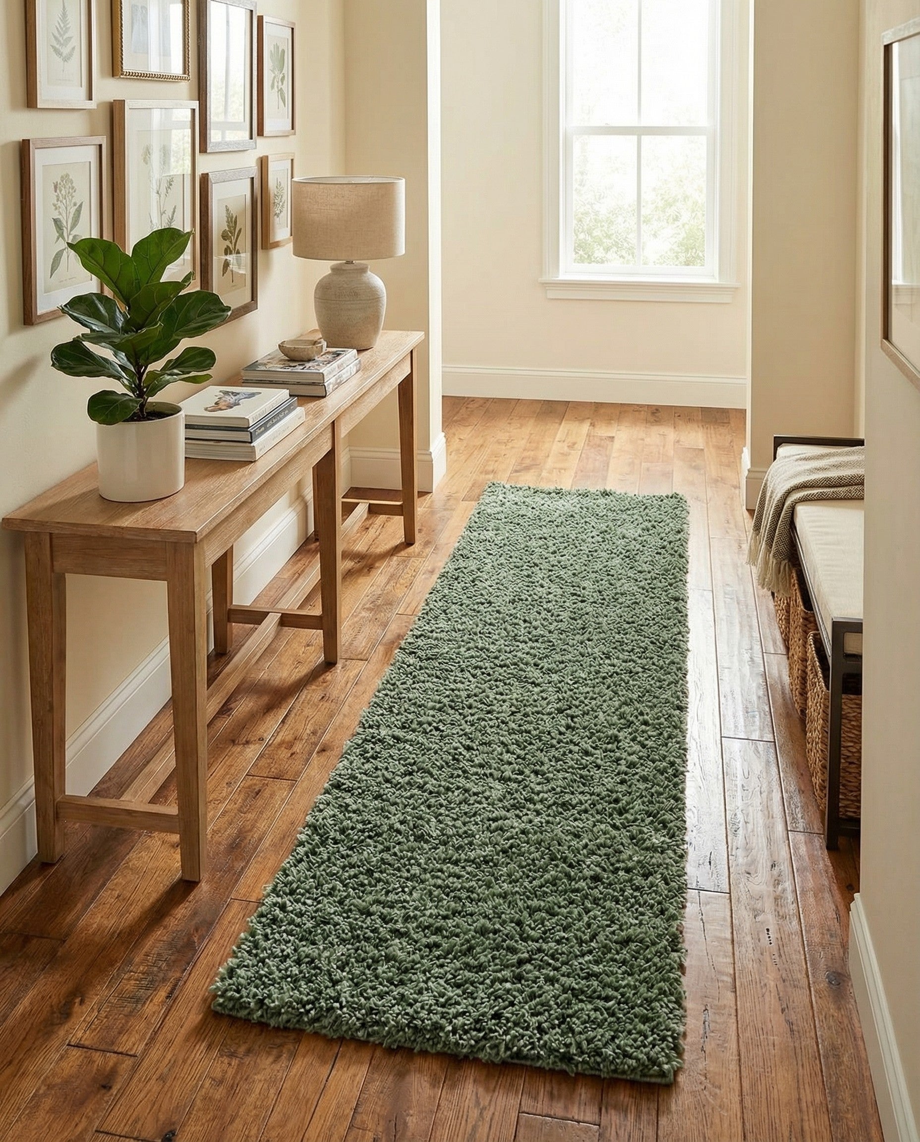  2' 7 x 13' Zermatt Shag Runner Rug