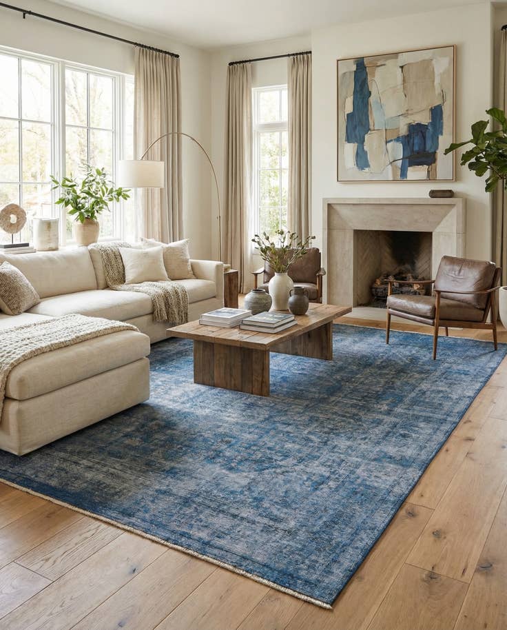 Detail image of 9' 7 x 12' 10 Hand Knotted Ultra Vintage Persian Wool Rug