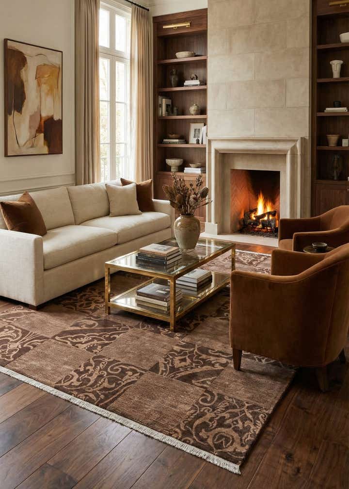8' 4 x 11' 10 Hand Knotted Darya Wool Rug