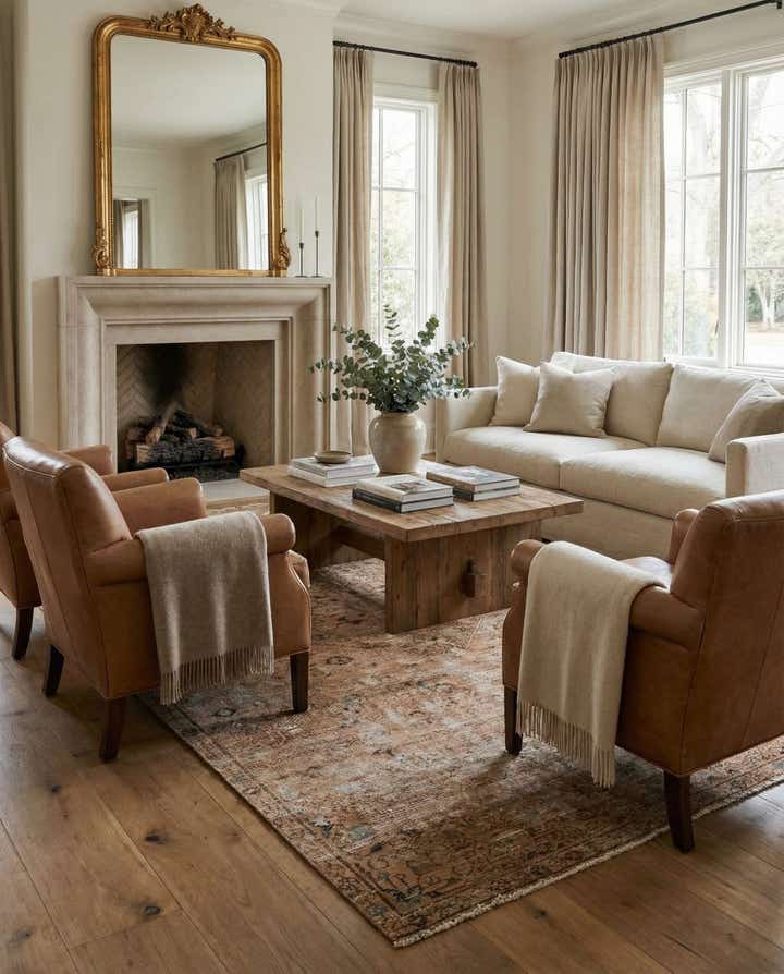 4' 7 x 8' 8 Hand Knotted Ultra Vintage Persian Wool Rug