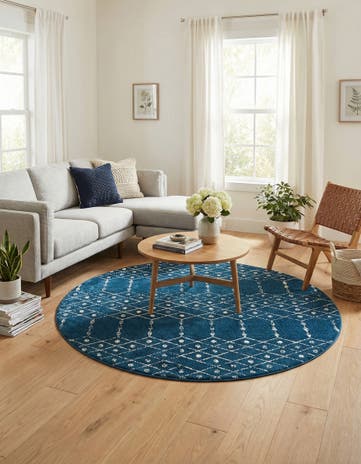 7' 10 x 7' 10 Paxon Trellis Round Rug