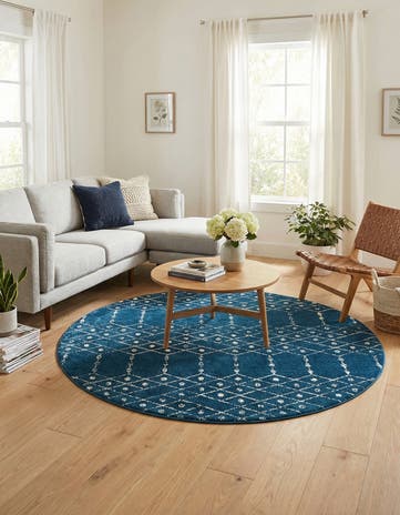 7' 10 x 7' 10 Paxon Trellis Round Rug