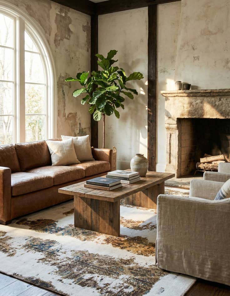 Detail image of 5' 10 x 8' 5  Hand Knotted Ultra Vintage Persian Wool Rug