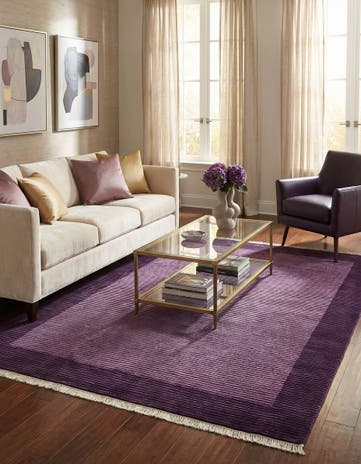5' 1 x 6' 8 Hand Knotted Darya Wool Rug