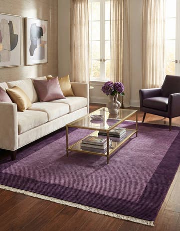 5' 1 x 6' 8 Hand Knotted Darya Wool Rug